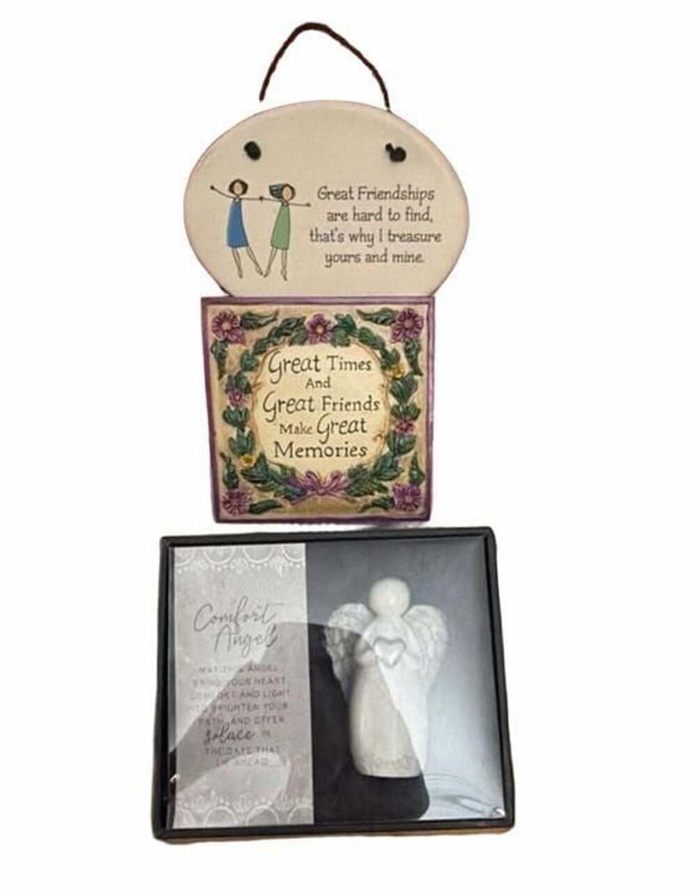 Pavilion Gift Company Comfort Angel Figurine Gift Set